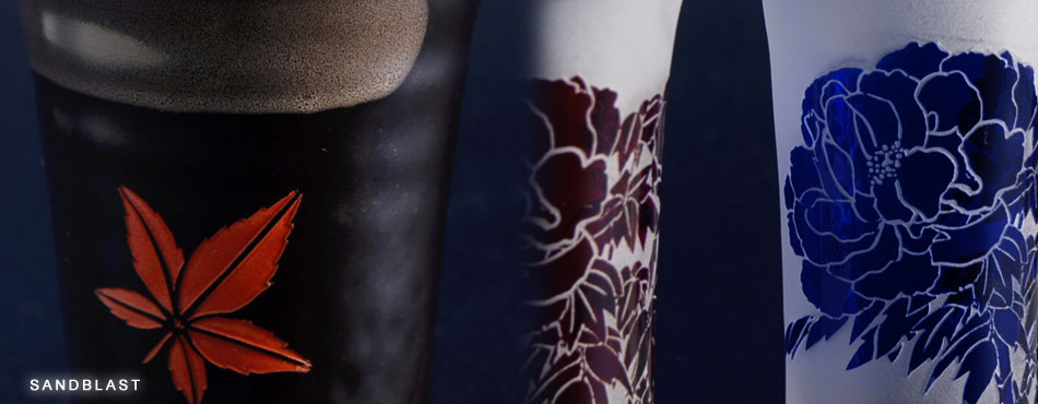 サンドブラストイメージ写真